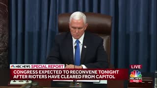 VP Pence Condemns Capitol Siege