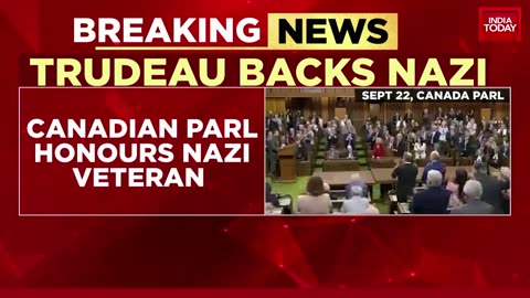 Outrage Over Justin Trudeau's Nazi Backing In Parliament, As Nazi Veteran Gets Standing Ovation