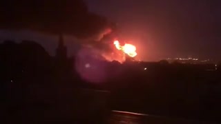 Massive fire breaks out at Hoo Marina Kent, tense footage captured on camera