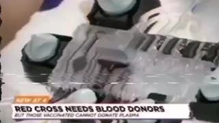 Vaxxers Can't Donate blood