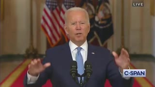 Biden suggests the chaotic withdrawal from Afghanistan was inevitable