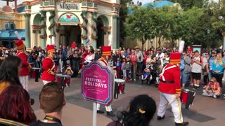 Disney Drummers and Bagpipes doing Holiday Songs Part 2
