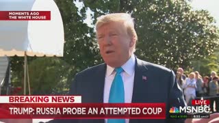 Trump slams Meuller probe as an 'attempted coup'