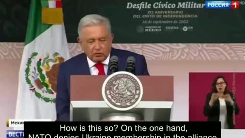 Mexico's President Andrés Manuel López Obrador: