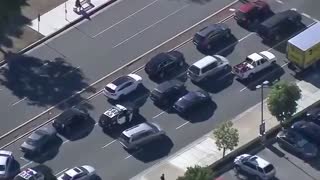 Armed Robbery Suspect Leads Police Chase On The Streets & Freeways of LA