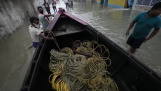 El ciclón Yaas comenzó a penetrar en la costa oriental india