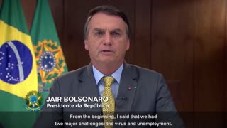 President of Brazil talks about coronas virus in Brazil