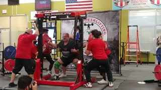 705 lb squat at WPC world championship