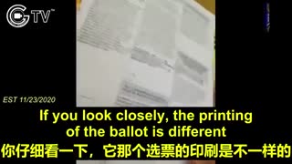 CCP Produced False US Election Ballots 2020