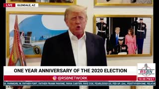 President Trump on the election integrity Rally