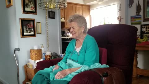 Grandma with Alzheimer's yodels
