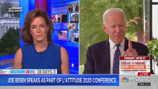 After Joe Biden's brain freezes MSNBC anchor has to feed him a line