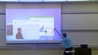 Professor pranking his student