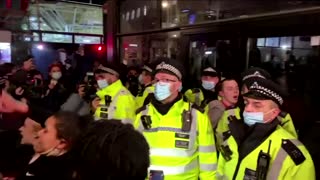 'Kill the bill': Londoners protest policing of Everard vigil