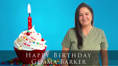Happy birthday to Gemma in the Sewell office, from your Medcorps Family.