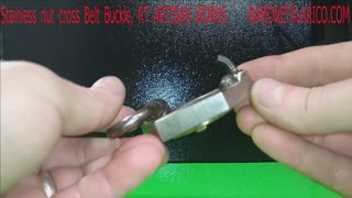 Nuts of Steel! Solid Stainless Steel Belt buckle! RT ARTISAN WORKS