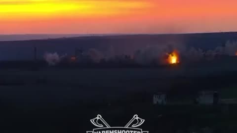 Wagner MLRS working on the final few positions of the AFU in Bakhmut