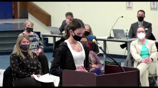 Student's speech about masks at school board meeting in Naperville, Illinois gets chants