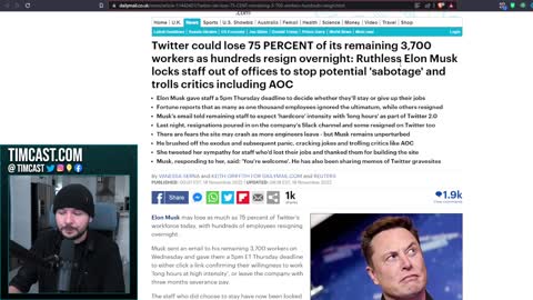Elon Musk PURGES 90% Of Staff, Staffers WINGE Hilariously As They Get Axed For Not Wanting To Work