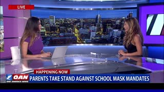 Parents take stand against school mask mandates