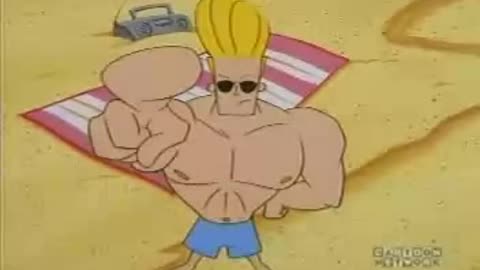 Johnny Bravo clip — I've only got two words for you, mister… NO!