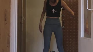 Kitty Can't Stand Yoga Workout