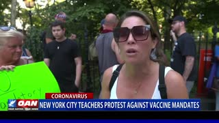 NYC teachers protest against vaccine mandates