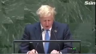 🤪 Boris Johnson ... just as insane as Fauci and Bill Gates