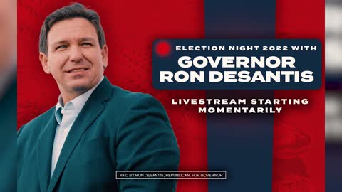 Governor Ron DeSantis Speaks at Election Night 2022 in Tampa, FL