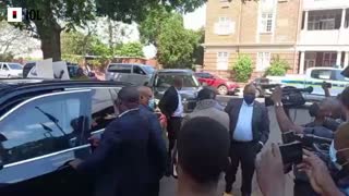 Jacob Zuma arrives