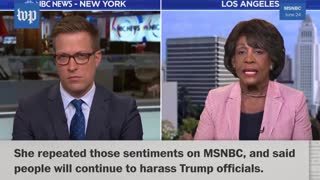 Maxine Waters - count they ways to inciting violence