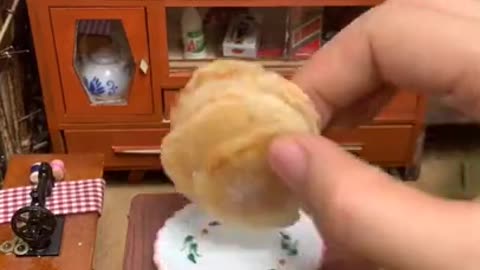 Miniature making burger recipe