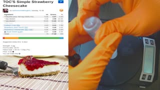 DIY Mixing Strawberry Cheesecake e-liquid