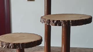 Rustic Wooden 3 Tier Wedding Cake Stand