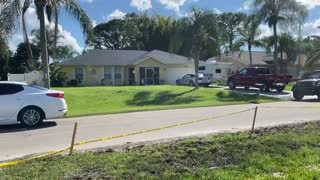 Dog the bounty hunter knocks on front door of Laundrie Florida home