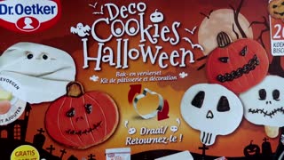 Making Halloween cookies