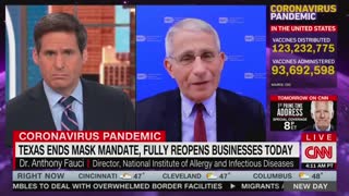Fauci Claims States Removing Masks Mandates Are Inviting Another "Surge"