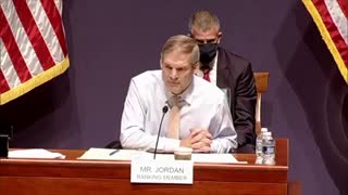 Rep. Jim Jordan asks FBI Director Christopher Wray, why did you take their copy of the Constitution?
