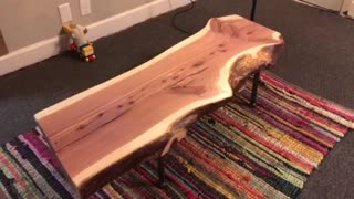 Hand made Red Cedar coffee table