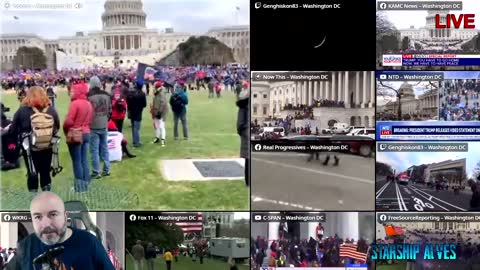 EBS: January 6th, 2021 Washington D.C. Protests LIVE (Multiple Live Streams)