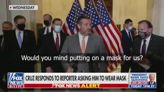 Sen. Ted Cruz Details His Confrontation With A Reporter Over Mask Wearing