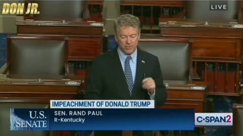 Donald Trump Jr THANKS RAND PAUL for EXPOSING the Impeachment JOKE