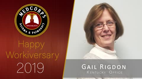 Happy work anniversary to Gail