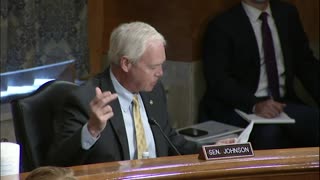 Senator Johnson at Homeland Security and Governmental Affairs Committee Meeting 8.4