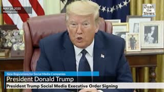 President Trump Social Media Executive Order Signing