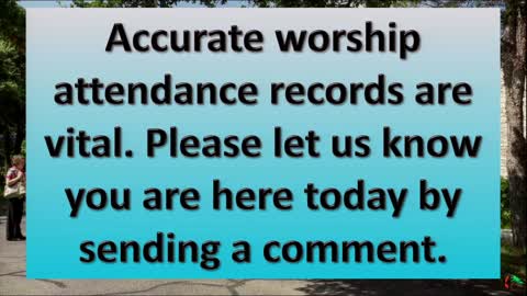 Worship Service 10 am Sunday, February 7, 2021