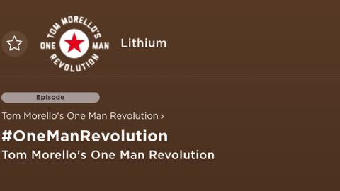 Tom Morello's One Man Revolution - Juneteenth Edition