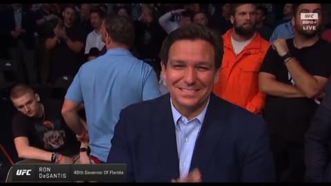 WATCH: UFC Crowd Goes NUTS for Ron DeSantis in Jacksonville