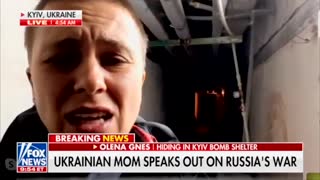 Ukrainian Mom’s Plea from Bomb Shelter