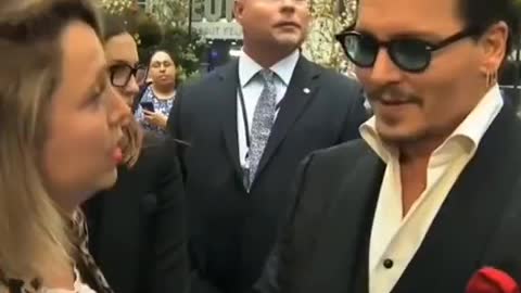 Johnny Depp discusses Donald J Trump previously